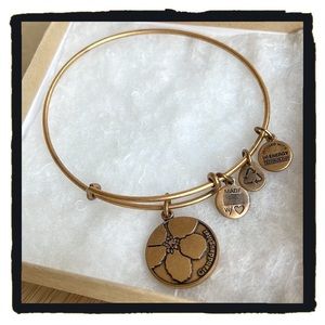 💕Alex and Ani Charm Bracelet Because I love you Granddaughter💕